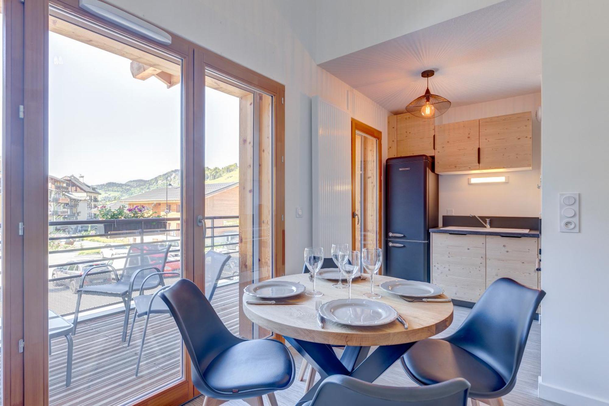 La Poudreuse - Duplex Avec Balcon Vue Montagne - Flumet Cameră foto